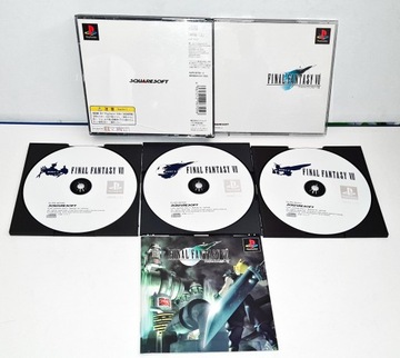 FINAL FANTASY VII NTSC-J JPN PSX PŁYTY BDB