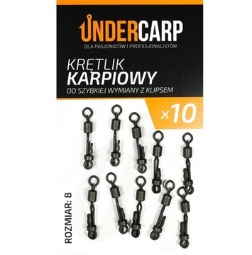 Krętlik karpiowy do szybkiej wymiany z klipsem UC