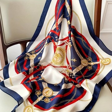 ШАРФ GAWROSZKA, БАНДАНА, МАЛЕНЬКИЙ ШАРФ, ШАРФ, 70/70СМ