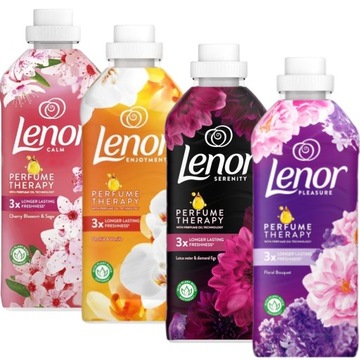 LENOR Perfume Therapy zestaw 4 perfumowanych płynów do płukania tkanin mix