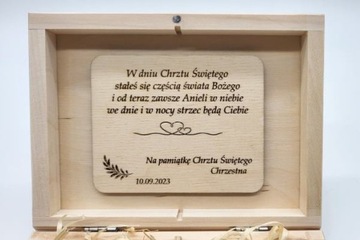 ПОДАРОК ​​НА СВЯТОЕ КРЕЩЕНИЕ СУВЕНИРЫ ПЕРСОНАЛЬНАЯ КОРОБКА ПОЖЕЛАНИЙ