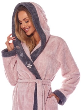 ДЛИННЫЙ ТЕПЛЫЙ ПУХОВЫЙ ЖЕНСКИЙ ХАЛАТ, XXXL КРЫША