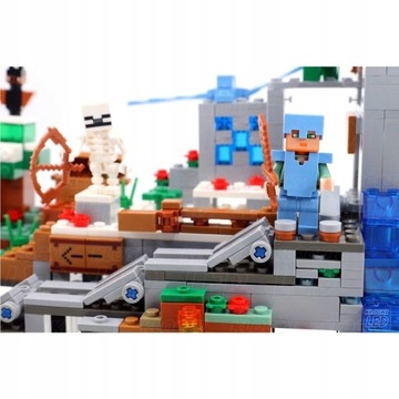 Minecraft БЛОКИ ГОРНАЯ ПЕЩЕРА ДЕРЕВНЯ ШАХТА до 760 штук светодиодов