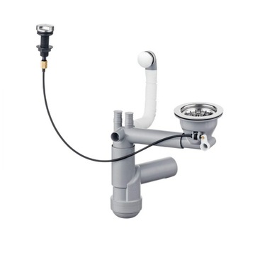 Deante Syfon do zlewozmywaka granitowego 1-komorowego - Space-Saver