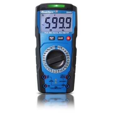 Multimetr cyfrowy 10A 600V dioda PeakTech 3349