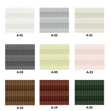 Жалюзи плиссе САМЫЕ ПОПУЛЯРНЫЕ ЦВЕТА