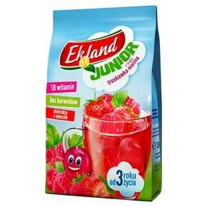 EKLAND JUNIOR ЧАЙНЫЙ НАПИТОК, МАЛИНА, КЛУБНИКА