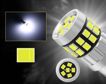 ŻARÓWKA LED W5W T10 CANBUS BIAŁE MOCNE 6500K 900LM 30SMD
