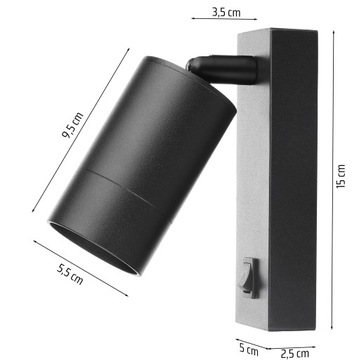 Настенная лампа настенная лампа Spotlight Spotlight Gu10 Switch на ночной лампе