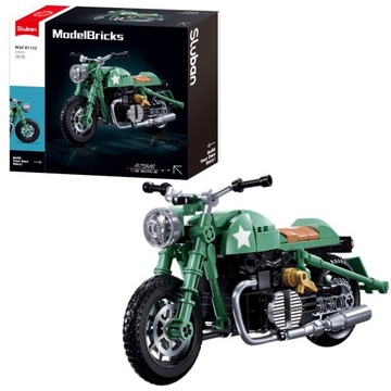 KLOCKI MOTOCYKL MOTOR CITY SLUBAN POJAZD 215 EL