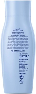 NIVEA Volume & Kraft Mild Шампунь Мини 50 мл