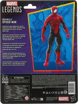 HASBRO MARVEL SPIDER-MAN LEGENDS СЕРИЯ ФИГУРКА БЕН РЕЙЛИ ЧЕЛОВЕК-ПАУК