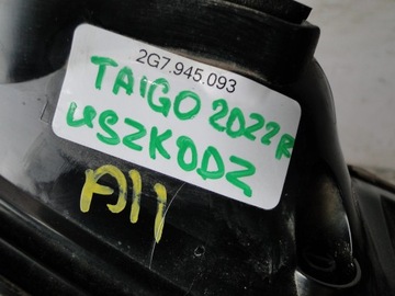 SVĚTLO CLONA (KRYT) ZADNÍ VW TAIGO 2G7 2G7945093 POŠKOZENÁ
