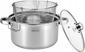 GARNEK 5.5L + KOSZYK DO SMAŻENIA FRYTEK MIĘSO RYB