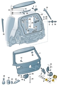 ЗАДНЯЯ ЭМБЛЕМА VOLKSWAGEN ХРОМИРОВАННЫЙ ЗНАК VW GOLF VII