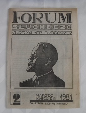 gazeta FORUM SŁUCHACZA Kurs XXI MSP Bydgoszcz Nr 2