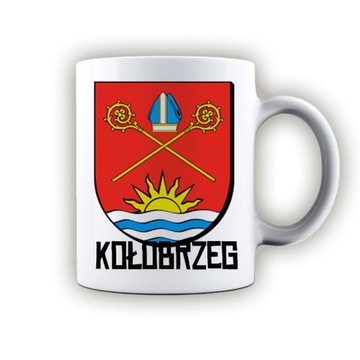 kubek ceramiczny herb gmina Kołobrzeg