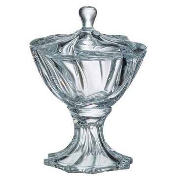 CUKIERNICA BOMBONIERA NA NODZE BOHEMIA NEPTUN 26CM