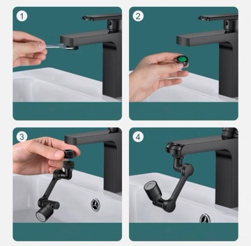 Вращающийся на 360° аэратор для смесителя для умывальника