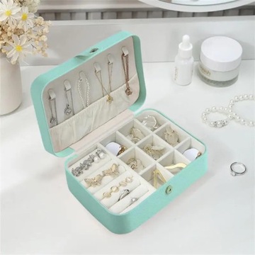 Partitional Jewellery Box Travel Organizer Lipstick Watch Cosmetic