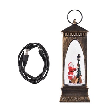 Снежный шар-фонарь с музыкой «Рождественский снег»