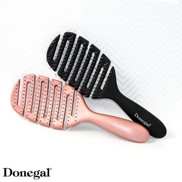 Donegal Вентилируемая щетка для распутывания волос, массажная, не выдергивается ВЕРХ
