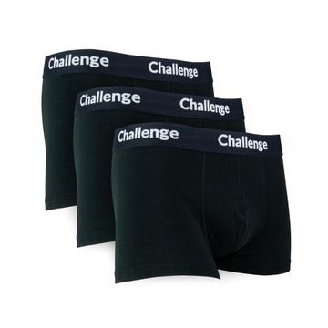BOKSERKI MĘSKIE 3P BLACK M Challenge