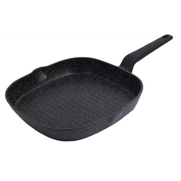 PATELNIA GRILLOWA MARMURKOWA KLAUSBERG 28cm KB-7662 - Antiadhezyjna, wysoka