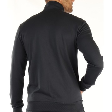 EMPORIO ARMANI EA7 efektowna męska bluza NERO sygnowana BLACK XL