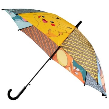 POKEMON PIKACHU automatyczna wytrzymała materiałowa parasolka