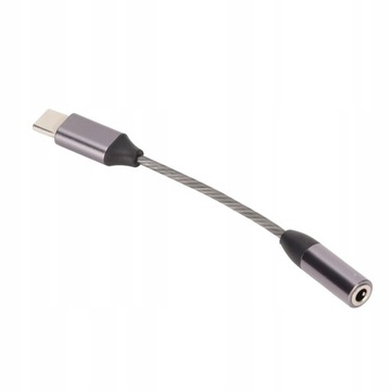 Typ C do 3.5mm Adapter HiFi układ DAC typ C na