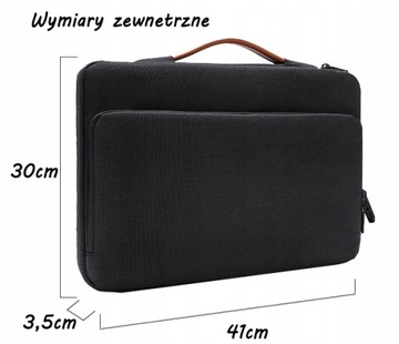 ETUI POKROWIEC DO LAPTOPÓW 15 16 CALI TORBA DENIM