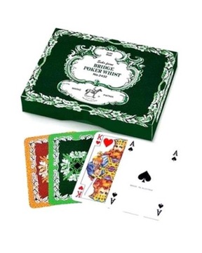 KARTY PODWÓJNE LIŚCIE DĘBU PIATNIK, PIATNIK