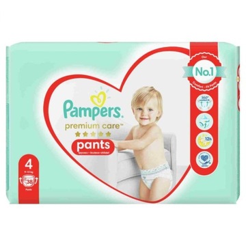 PAMPERS Premium Care Pants 4 Pieluchomajtki 38 szt