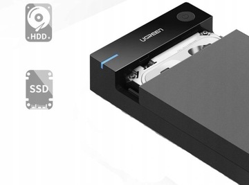 КОРПУС ДЛЯ ДИСКА 3,5 ДЮЙМА UGREEN USB 3.0 SATA ДО 10 ТБ