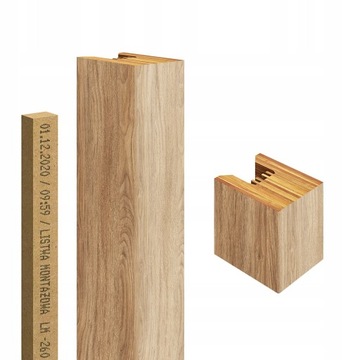 LAMELE PREMIUM 29x40 ŚCIENNE DĄB NATURALNY FORNITURY