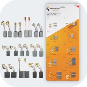ZESTAW SZCZOTKI WĘGLOWE DO WIERTARKI SZLIFIERKI 6x9 6x10 7x11