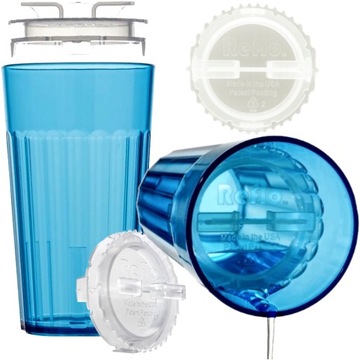 REFLO Небьющаяся ТРЕНИРОВОЧНАЯ КРУЖКА ПИТЬ КАК СТЕКЛО Цвет Синий 6м+