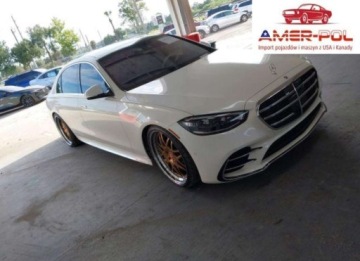 Mercedes Klasa S W223/V223 2021 Mercedes-Benz Klasa S 580 4Matic 2021 4.0l 4.0 Benzyna 496KM