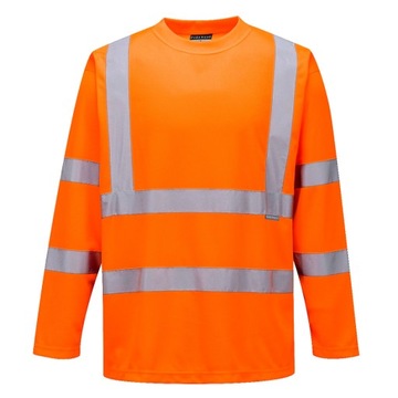 KOSZULKA ODBLASKOWA DŁUGI RĘKAW PORTWEST S178 XL
