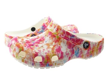 Шлепанцы Crocs TieDye 205453-83B оранжевые zing 37/38