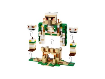 LEGO MINECRAFT 21250 КРЕПОСТЬ ЖЕЛЕЗНОГО ГОЛЕМА