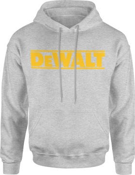 MĘSKA BLUZA Z KAPTUREM DEWALT DE WALT ROZMIAR XXL DRESOWA NADRUK