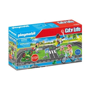PLAYMOBIL City Life - Kurs Rowerowy (71332)