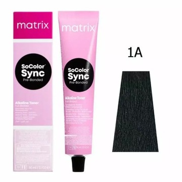 MATRIX SOCOLOR SYNC PRE-BONDED ALKALINE TONER FARBA DO WŁOSÓW 1A 90ML