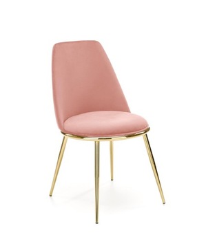 K460 eleganckie wygodne krzesło w stylu glamour różowy HALMAR
