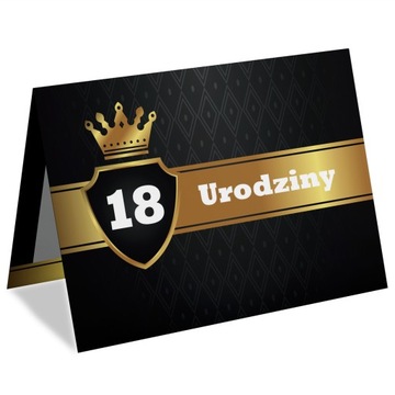 Zaproszenia na 18 Urodziny Osiemnastkę A6wz64