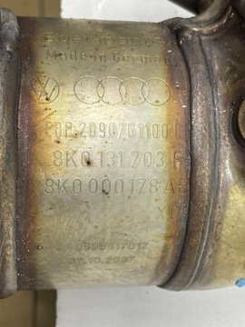 AUDI A5 A4 B8 3.0 TDI wydech katalizator FAP DPF CAŁY ŁADNY!