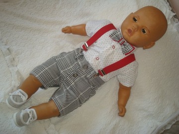 KOMPLET LATO UBRANKO /CHRZTU /WESELE/ SPODENKI 80