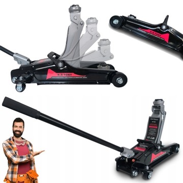 АВТОМОБИЛЬНЫЙ ПОДЪЕМНИК Низкопрофильный FROG JACK RUBBER 2,5T STRONG Low PRO